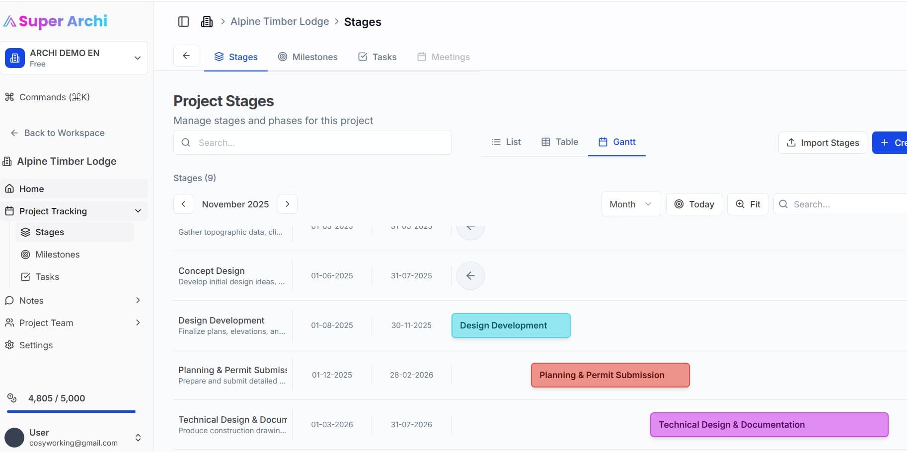 Get structured answers from your project documents
